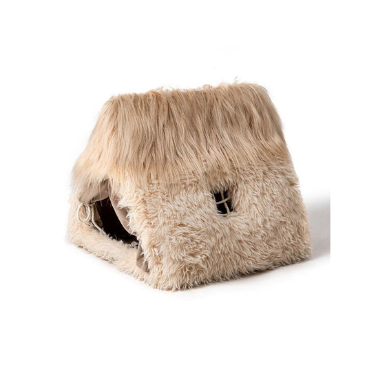 【長安二十四計 × Petstar 聯名款】草廬冬日溫暖家｜加厚防風保暖貓窩 - 吉安寵物用品