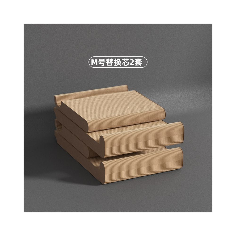 【POPO】L型立式貓抓板｜牆邊護牆磨爪器，加厚耐磨不掉屑，三維空間立體貓抓板，保護家具貓咪玩具 - 吉安宠物用品