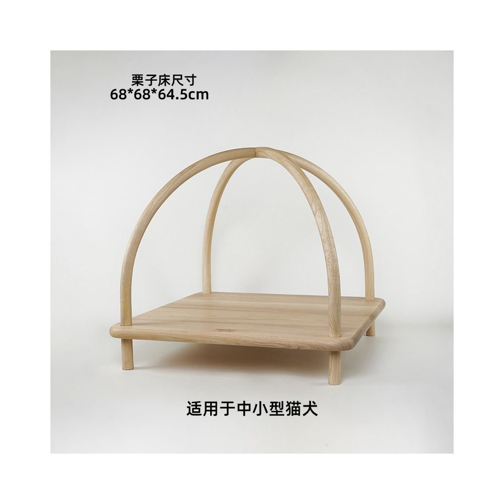 【北歐實木系列】高質感寵物沙發別墅｜多功能實木貓窩狗屋 - 吉安寵物用品