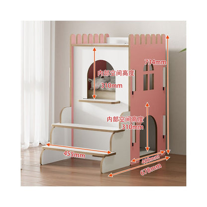 【北歐實木風】四季通用木質貓別墅｜多功能貓屋一體式貓跳台 - 吉安寵物用品