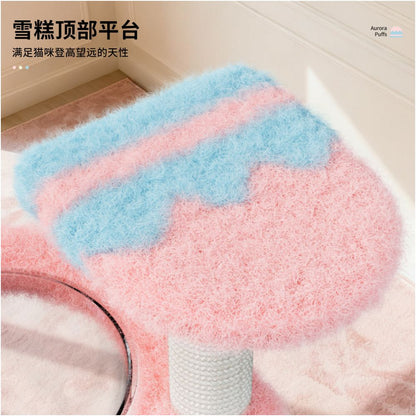 小戶型不佔地貓爬架｜貓窩一體式劍麻抓柱家用多功能攀爬架玩具 - 吉安寵物用品