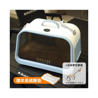 【三合一旗艦款】寵物全景外出包｜太空艙背包/航空箱/手提籠三用，超透氣大空間貓狗背帶，符合空運標準運輸籠，專業級外出防逃貓包 - 吉安宠物用品