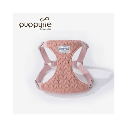 【Puppytie 官方正品】夏季輕透胸背帶｜比熊/約克夏/博美專用超輕量牽引組 - 吉安寵物用品