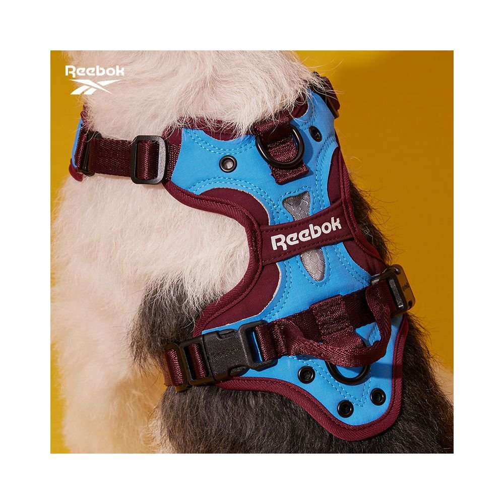 【Reebok Pet 官方正品】連帽防護背心式胸背帶｜全犬種通用機能牽引組 - 吉安寵物用品