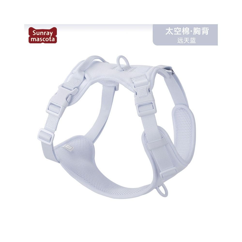 【SunrayMascota】專業背心式防爆衝胸背帶｜全犬種通用減壓牽引套組 - 吉安寵物用品