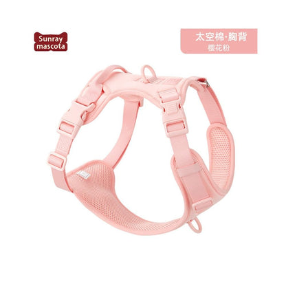 【SunrayMascota】專業背心式防爆衝胸背帶｜全犬種通用減壓牽引套組 - 吉安寵物用品