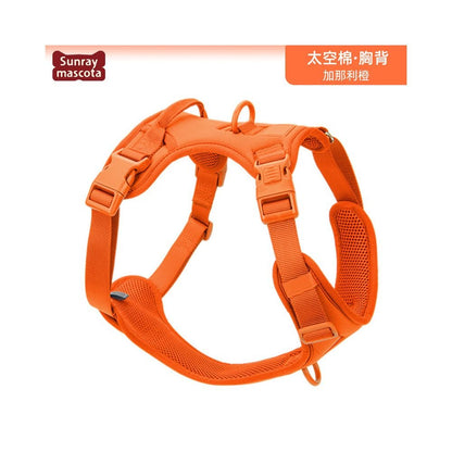 【SunrayMascota】專業背心式防爆衝胸背帶｜全犬種通用減壓牽引套組 - 吉安寵物用品