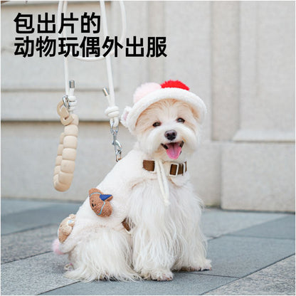【Touchdog 官方正品】衣服式機能胸背帶｜泰迪/小型犬專用背心牽引組 - 吉安寵物用品