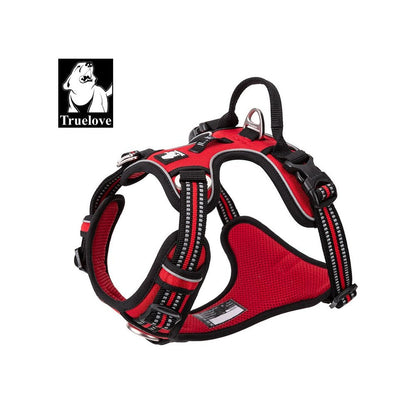 【Truelove 官方正品】專業防衝胸背帶｜中大型犬減壓牽引繩套組 - 吉安寵物用品
