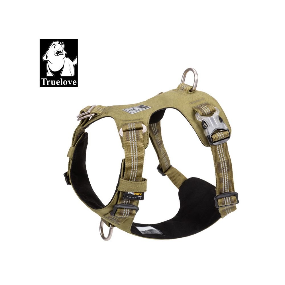 【Truelove 官方正品】專業防衝胸背帶牽引組｜柯基、中大型犬專用減壓背心 - 吉安寵物用品