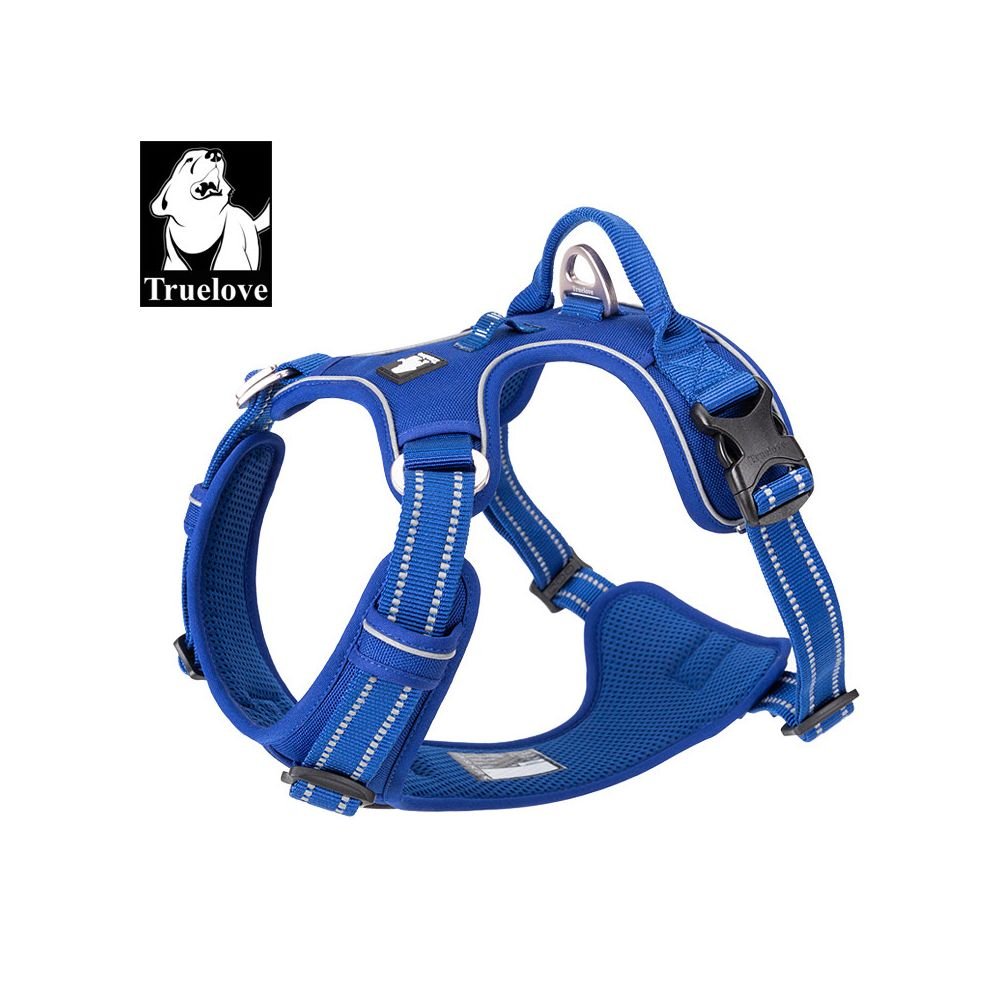 【Truelove 官方正品】專業防衝胸背帶｜中大型犬減壓牽引繩套組 - 吉安寵物用品