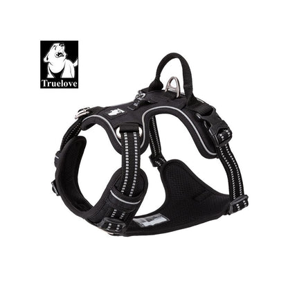 【Truelove 官方正品】專業防衝胸背帶｜中大型犬減壓牽引繩套組 - 吉安寵物用品