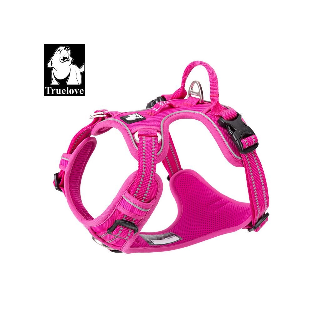 【Truelove 官方正品】專業防衝胸背帶｜中大型犬減壓牽引繩套組 - 吉安寵物用品