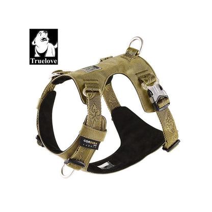 【Truelove 官方正品】專業防衝胸背帶牽引組｜柯基、中大型犬專用減壓背心 - 吉安寵物用品