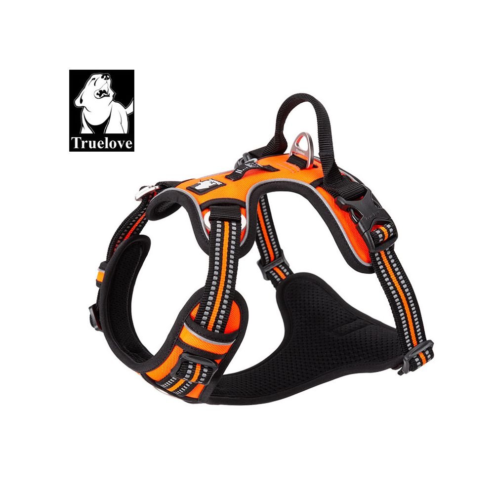 【Truelove 官方正品】專業防衝胸背帶｜中大型犬減壓牽引繩套組 - 吉安寵物用品