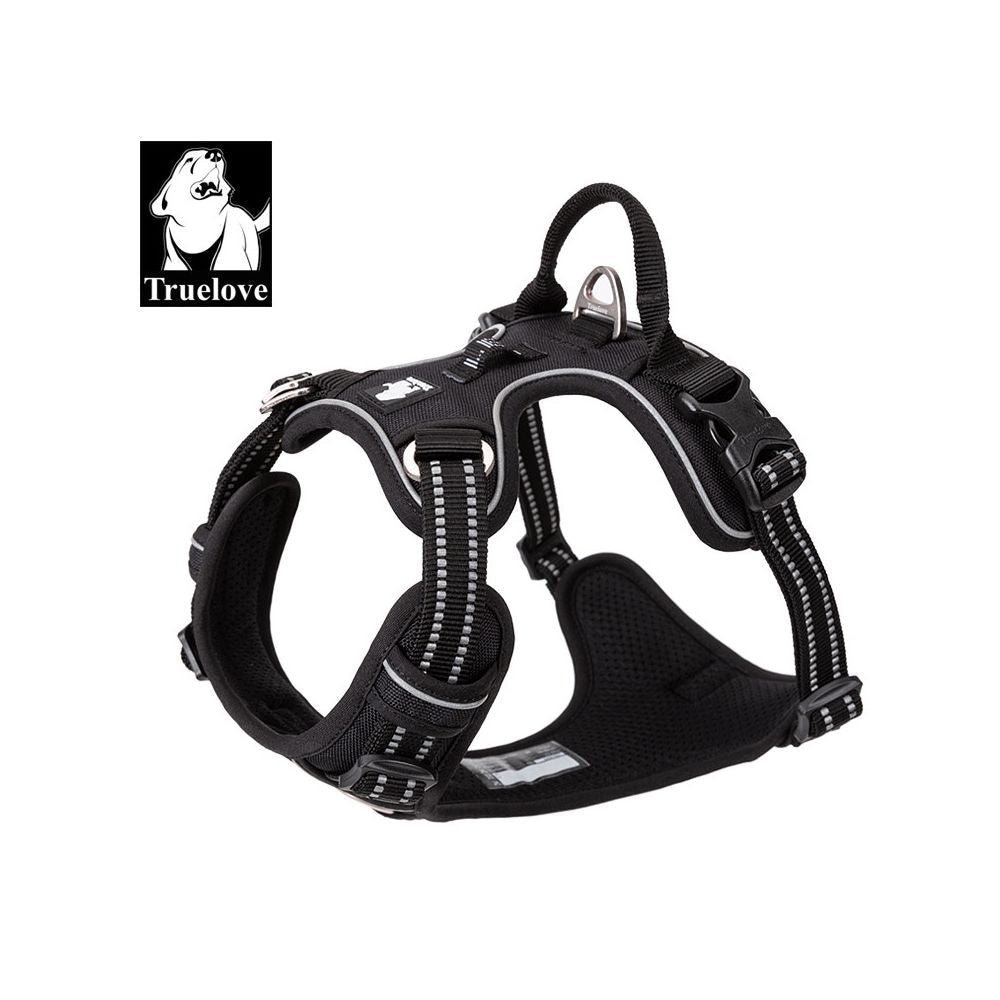 【Truelove 官方正品】專業防衝胸背帶｜中大型犬減壓牽引繩套組 - 吉安寵物用品