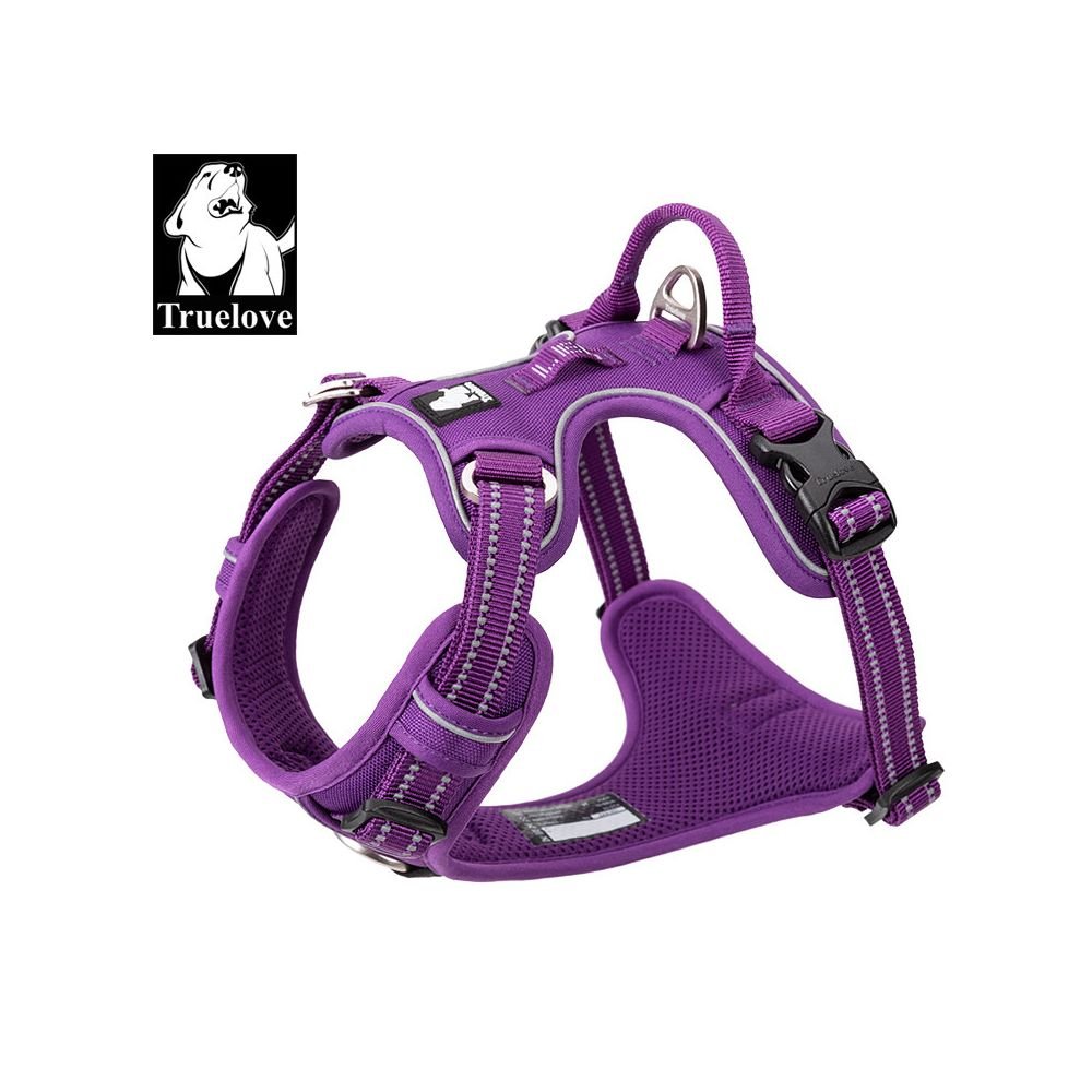【Truelove 官方正品】專業防衝胸背帶｜中大型犬減壓牽引繩套組 - 吉安寵物用品