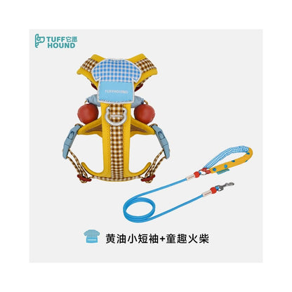 【Tuffhound 官方正品】幼犬與小型犬防爆衝胸背帶｜高耐用輕量牽引組 - 吉安寵物用品