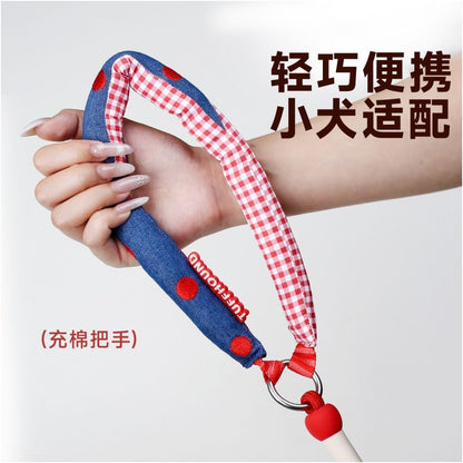 【TuffHound 官方正品】萌系小型犬防爆衝胸背帶｜輕量化減壓牽引組 - 吉安寵物用品
