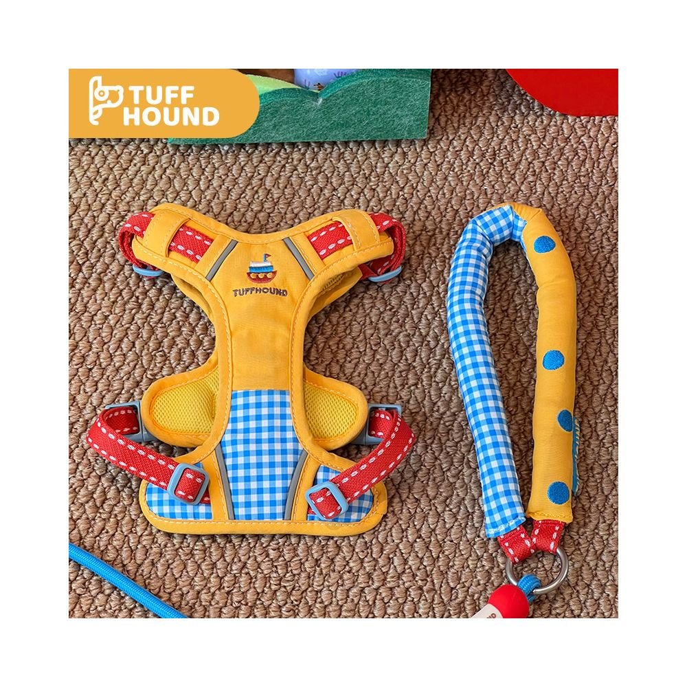 【Tuffhound 官方正品】柯基專用防爆衝胸背帶｜小型犬護脊減壓背心 - 吉安寵物用品