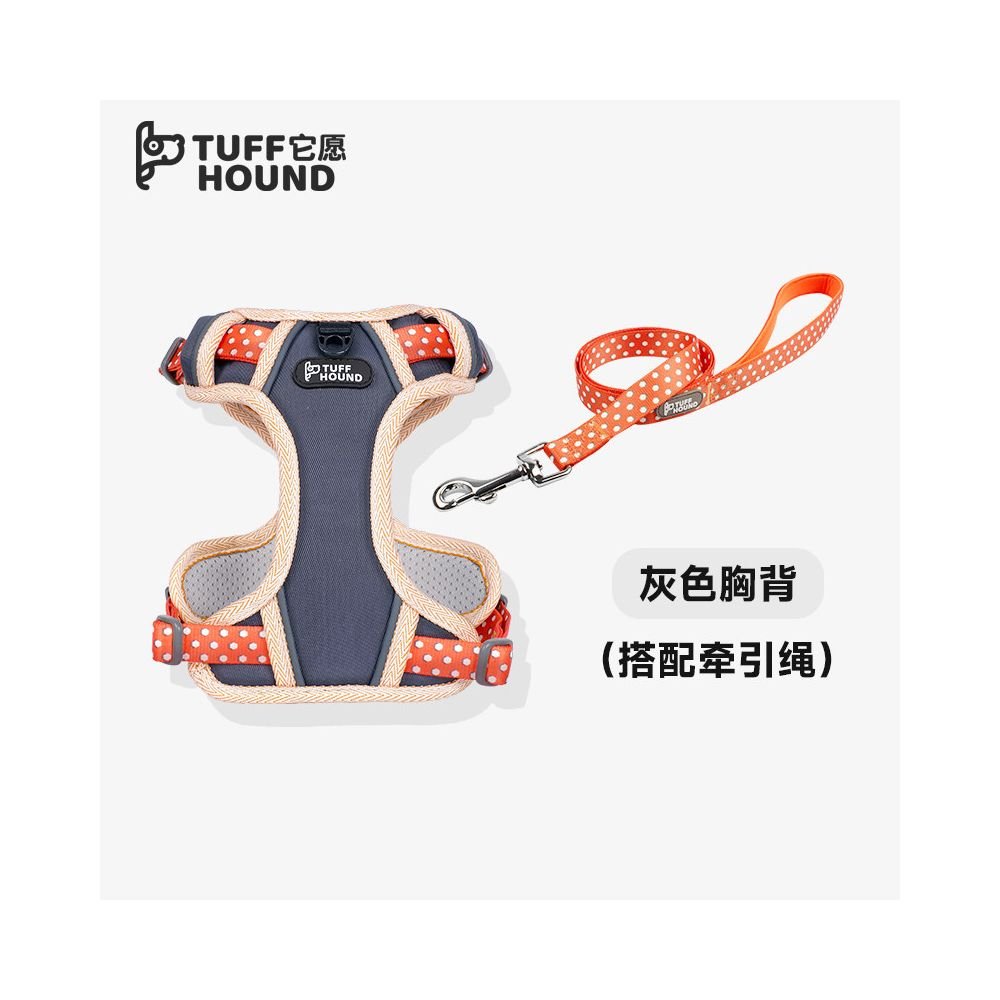 【Tuffhound 官方正品】雲感呼吸胸背帶｜柯基、中小型犬專用背心 - 吉安寵物用品